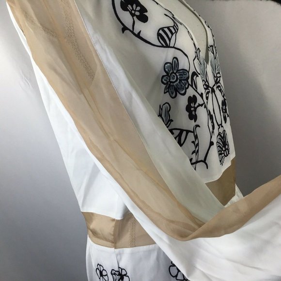 Floryday~NWT~Maxi~Long Dress Sheer Accents~ - Picture 7 of 9